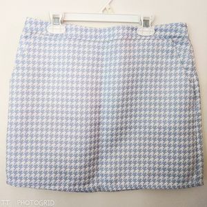 Forever 21 houndstooth print mini skirt
